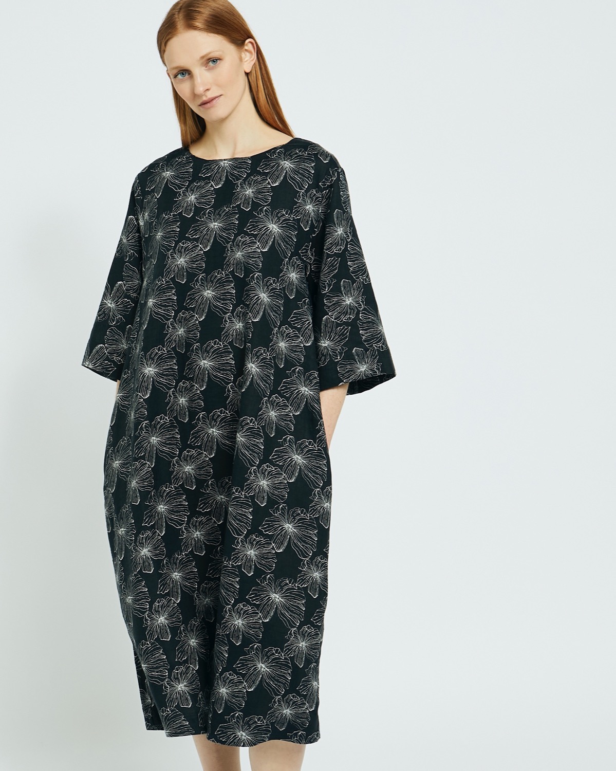 Dunnes Stores | Print Carolyn Donnelly The Edit Printed Linen Dress