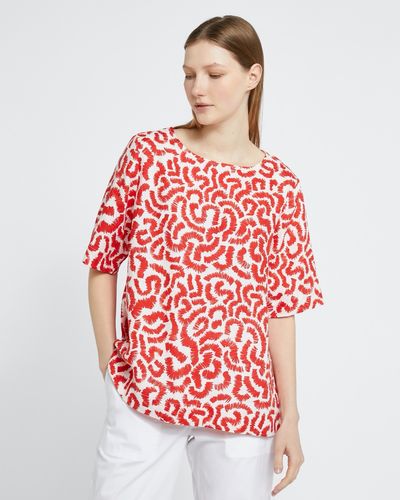 Carolyn Donnelly The Edit Printed Linen Top thumbnail