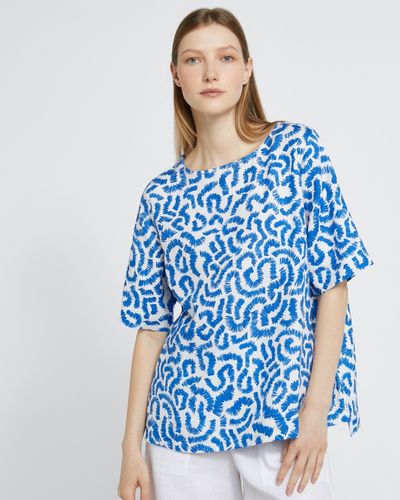 Carolyn Donnelly The Edit Printed Linen Top thumbnail