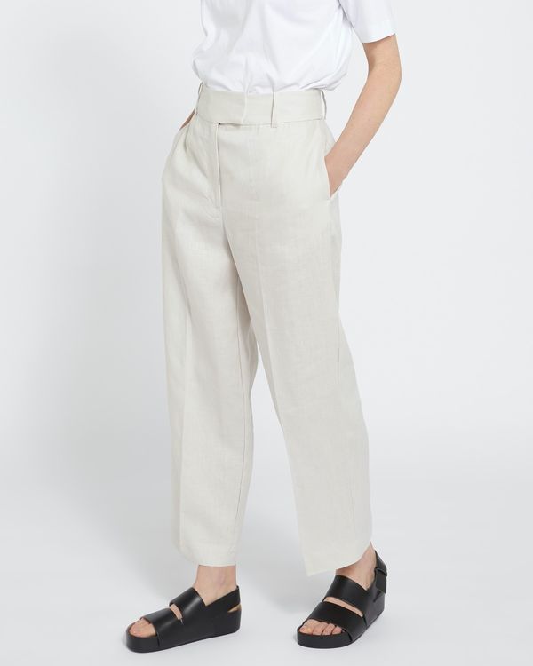 Carolyn Donnelly The Edit High Waist Linen Trousers