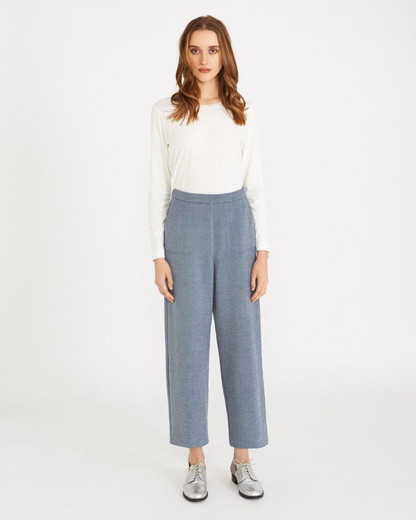 Carolyn Donnelly The Edit Cropped Palazzo Pants