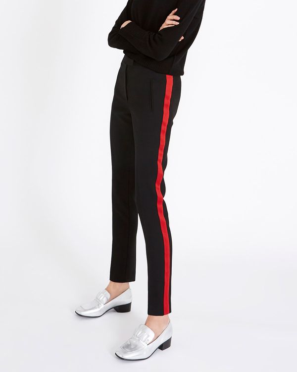Carolyn Donnelly The Edit Slim Trousers With Contrast Trim