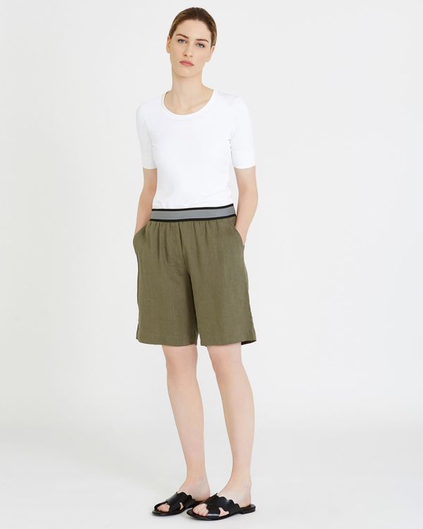 Carolyn Donnelly The Edit Linen Shorts