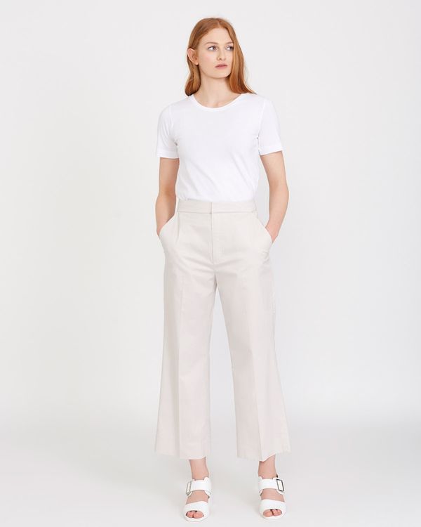 Carolyn Donnelly The Edit Cotton Wide Leg Trouser