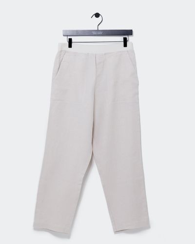Carolyn Donnelly The Edit Stone Linen Trousers thumbnail