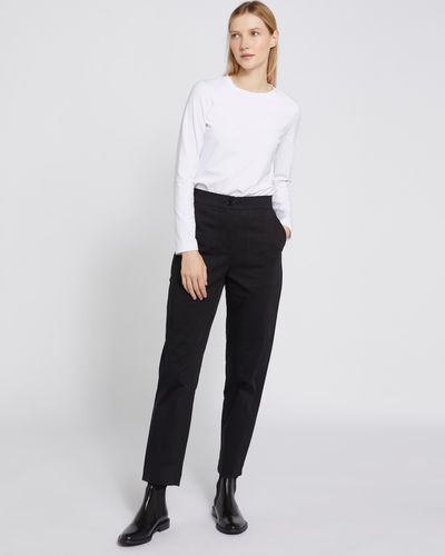 Carolyn Donnelly The Edit Black Chino Trousers