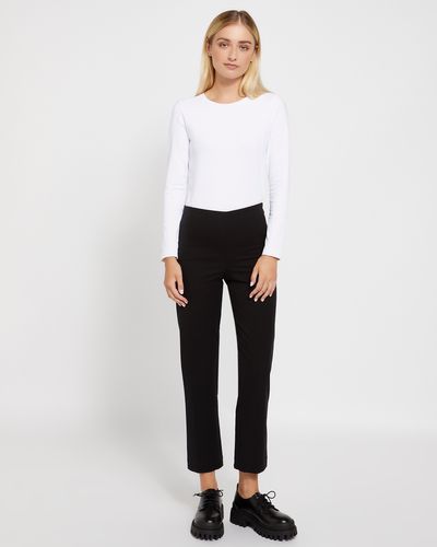 Carolyn Donnelly The Edit Black Kick Flare Trouser