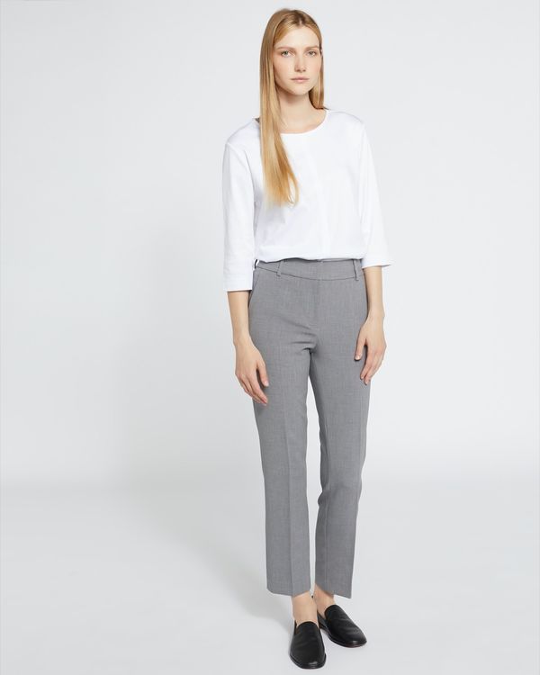 Carolyn Donnelly The Edit Grey Cropped Trouser