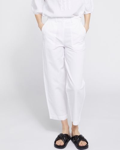 Carolyn Donnelly The Edit Relaxed Cotton Linen Blend Chinos