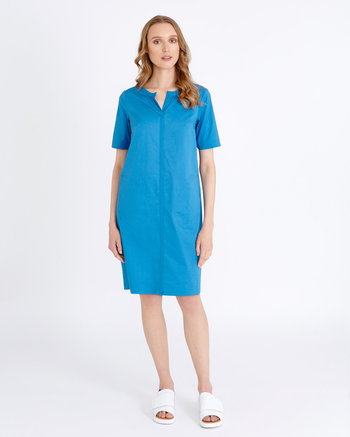 Dunnes Stores | Azure Carolyn Donnelly The Edit Gathered Neck Dress