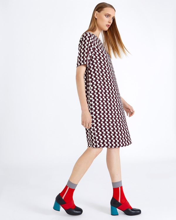 Carolyn Donnelly The Edit Optical Print Dress