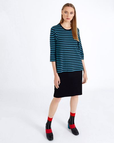 Carolyn Donnelly The Edit Stripe Double Layer Dress thumbnail