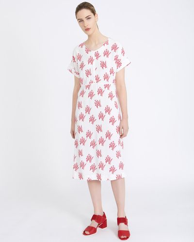 Carolyn Donnelly The Edit Coral Print Dress thumbnail