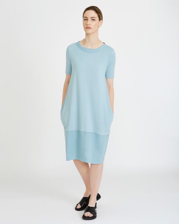 Carolyn Donnelly The Edit Funnel Neck Dress