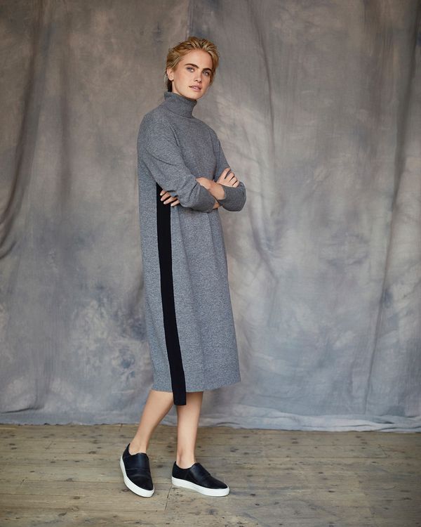Carolyn Donnelly The Edit Cashmere Mix Polo Dress