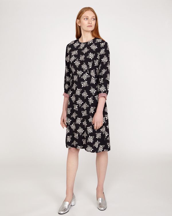 Carolyn Donnelly The Edit Geo Floral Print Dress