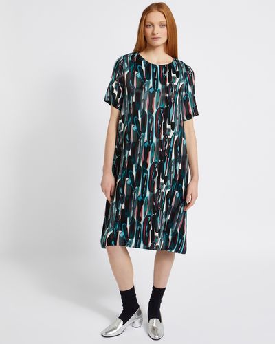 Carolyn Donnelly The Edit Abstract Print Dress