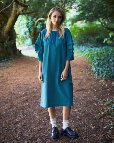 Carolyn Donnelly The Edit Gathered Neck Detail Dress thumbnail