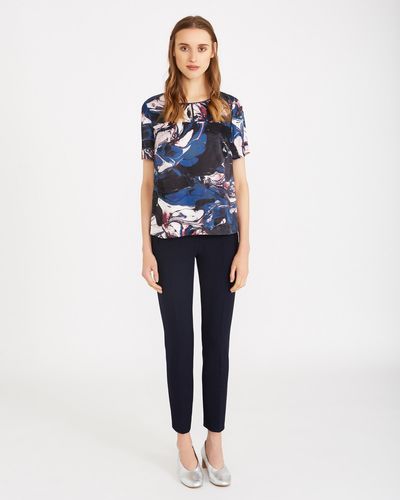Carolyn Donnelly The Edit Marble Print Top thumbnail