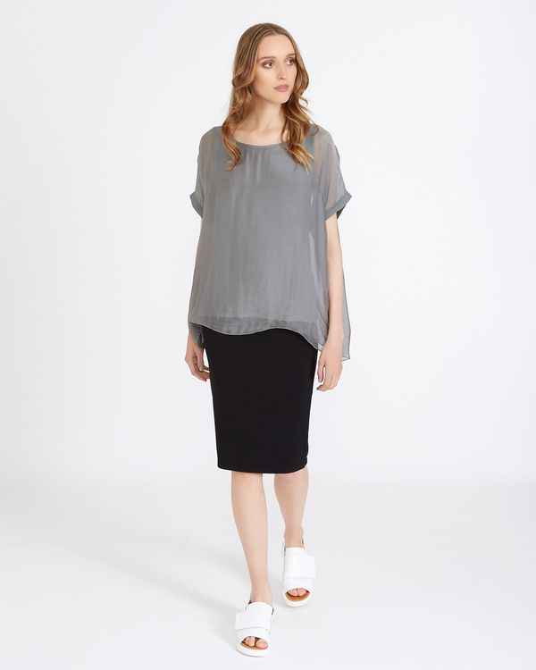 Carolyn Donnelly The Edit Silk Jersey Top