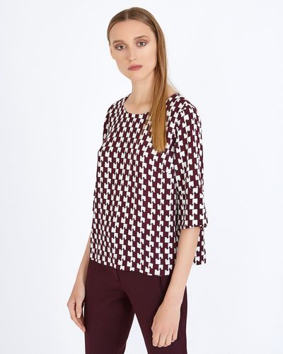 Carolyn Donnelly The Edit Optical Print Top thumbnail