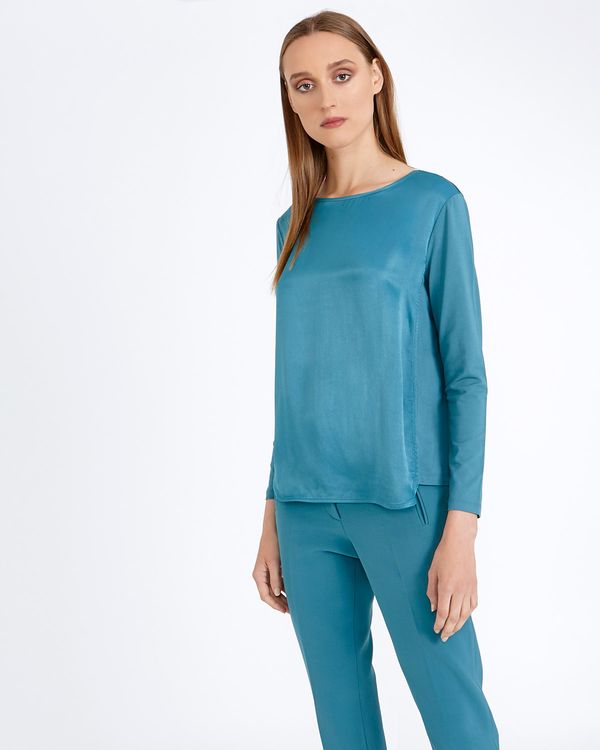 Carolyn Donnelly The Edit Jersey Side Detail Top