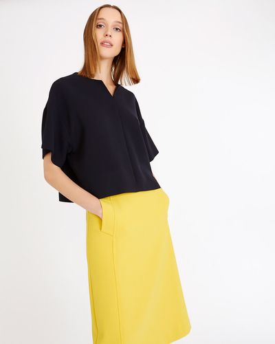 Carolyn Donnelly The Edit Slit Neck Top thumbnail