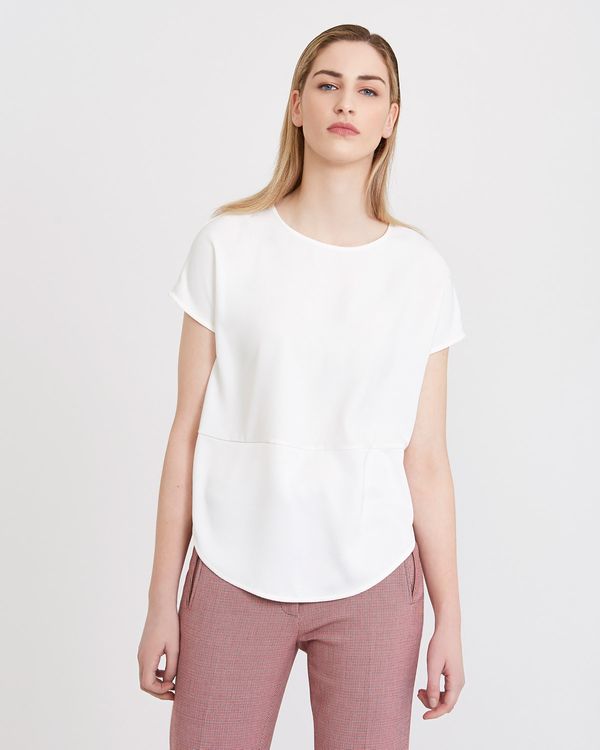Carolyn Donnelly The Edit Satin Shift Top
