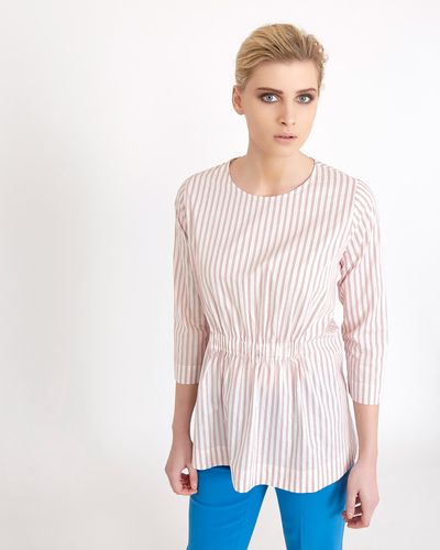 Carolyn Donnelly The Edit Striped Shirting Top thumbnail