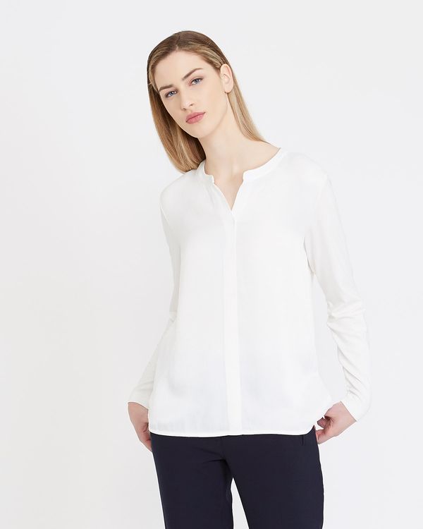 Carolyn Donnelly The Edit Bar Tack Blouse