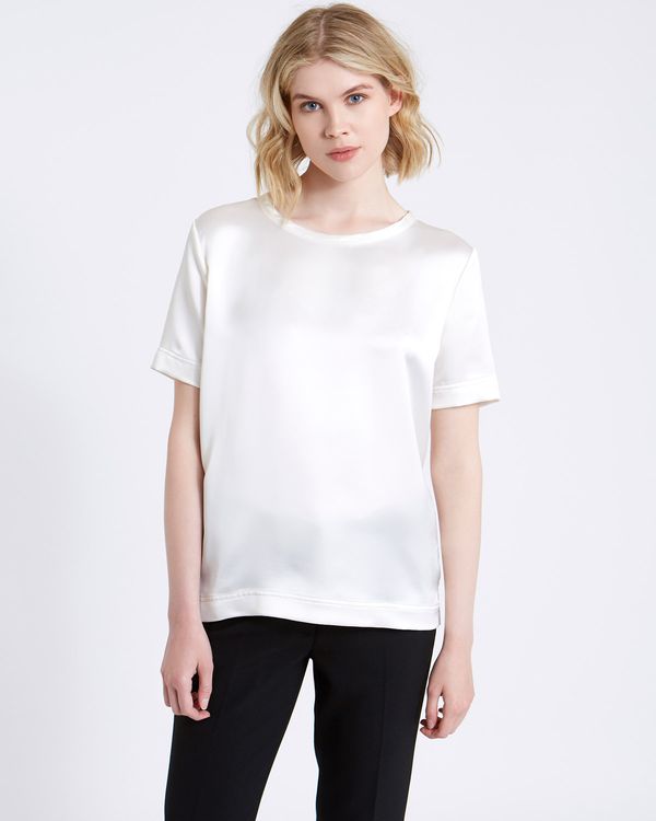 Carolyn Donnelly The Edit Poly Satin Top