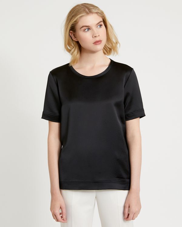 Carolyn Donnelly The Edit Poly Satin Top