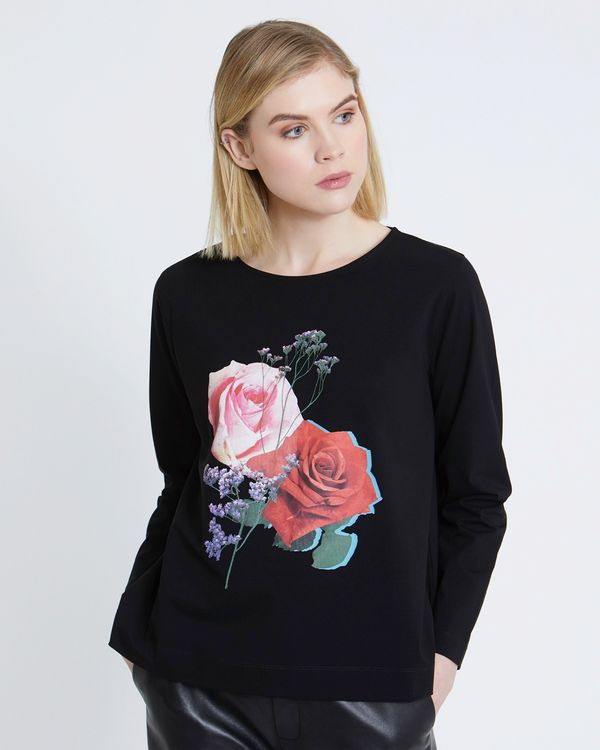 Carolyn Donnelly The Edit Rose Print Top