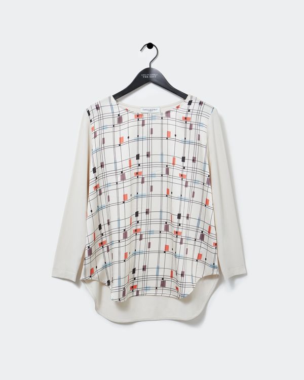 Carolyn Donnelly The Edit Mondrian Print Top