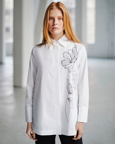 Carolyn Donnelly The Edit Placement Print Shirt thumbnail