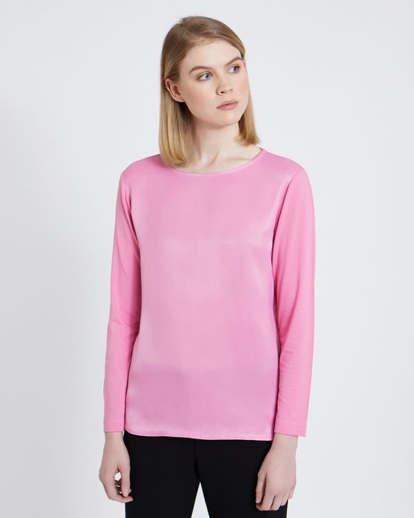 Carolyn Donnelly The Edit Satin Viscose Top