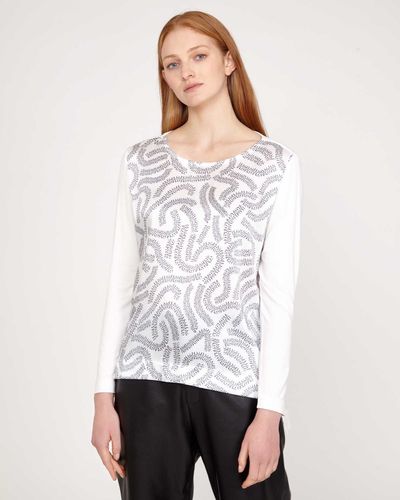 Carolyn Donnelly The Edit Squiggle Print Top thumbnail