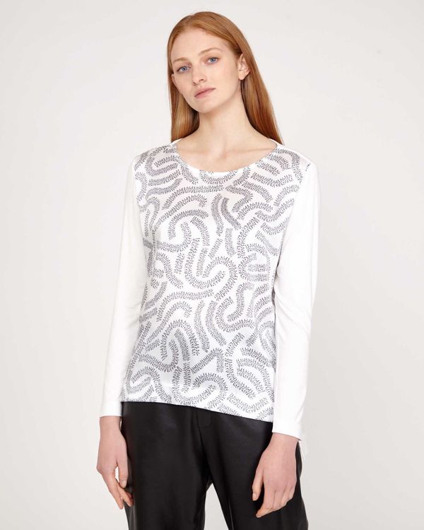 Carolyn Donnelly The Edit Squiggle Print Top