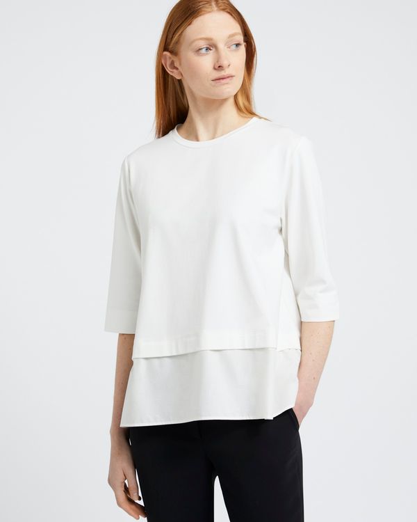 Carolyn Donnelly The Edit Cotton Hem Top