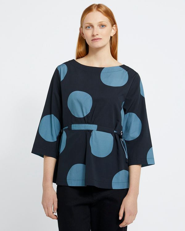 Carolyn Donnelly The Edit Spot Print Top