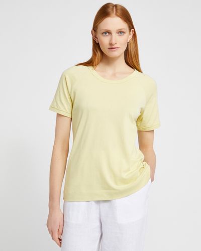 Carolyn Donnelly The Edit Lime Cotton T-Shirt