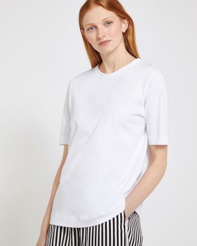 Carolyn Donnelly The Edit White Cotton T-Shirt thumbnail