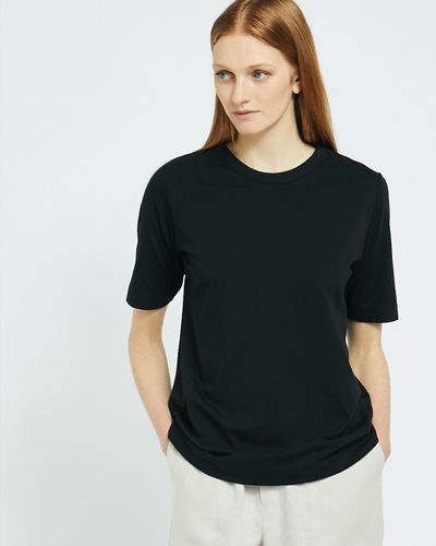Carolyn Donnelly The Edit Black Cotton T-Shirt