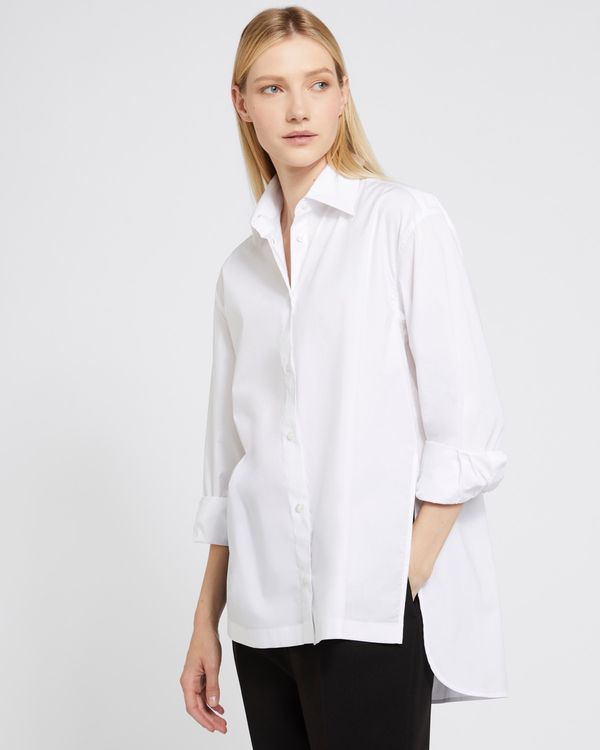 Dunnes Stores | White Carolyn Donnelly The Edit White Cotton Shirt