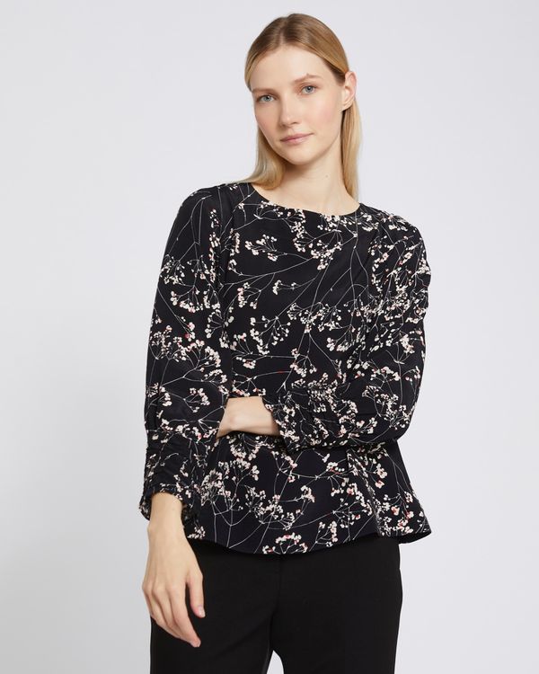 Dunnes Stores | Print Carolyn Donnelly The Edit Blossom Print Top