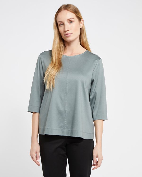 Dunnes Stores | Khaki Carolyn Donnelly The Edit Front Seam Top