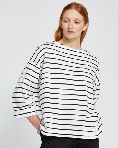 Carolyn Donnelly The Edit Stripe Cotton Top