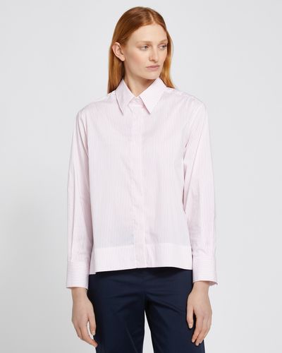 Carolyn Donnelly The Edit Cotton Blend Striped Shirt