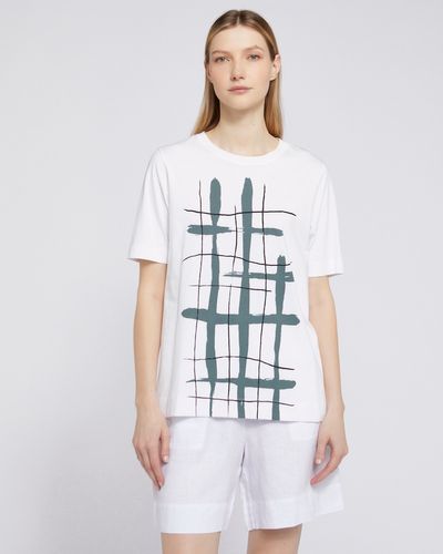 Carolyn Donnelly The Edit Placement Print Cotton T-Shirt thumbnail