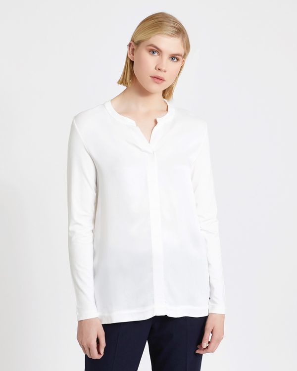Carolyn Donnelly The Edit Bar Tack Blouse